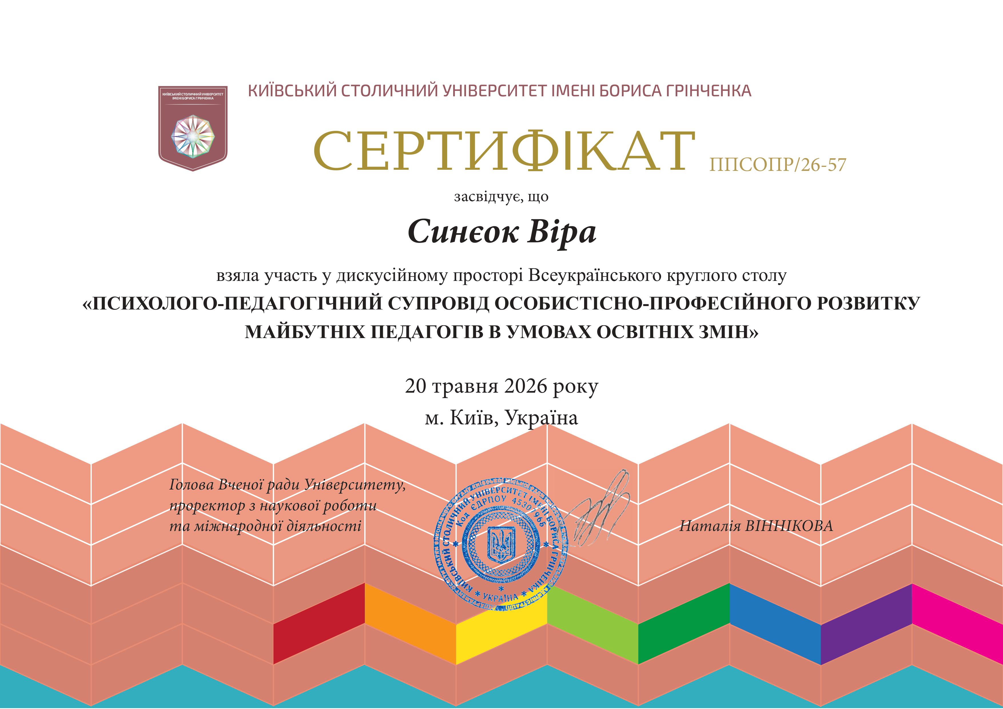 Синєок Віра